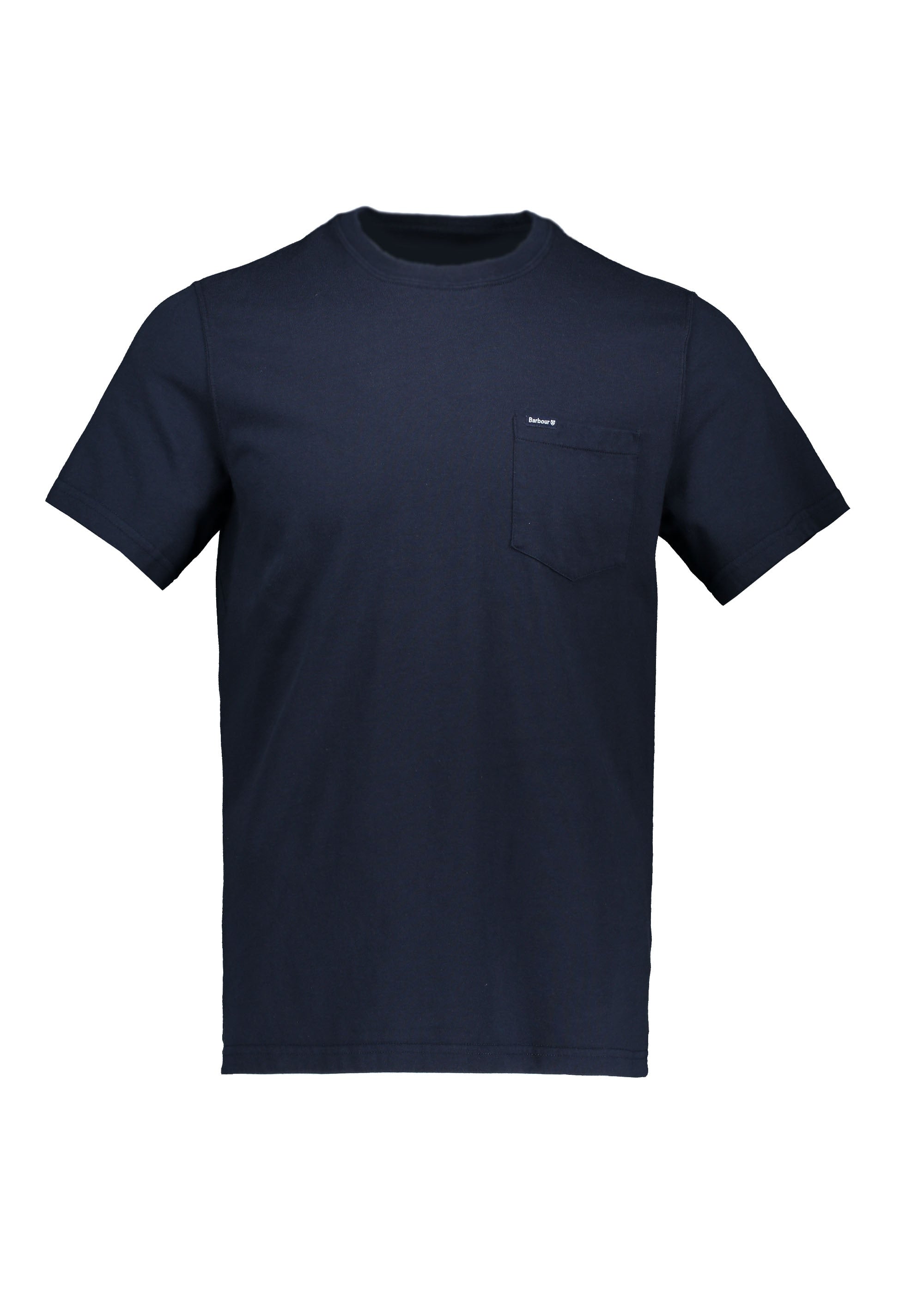 BARBOUR Logo Pocket T-shirt In Navy