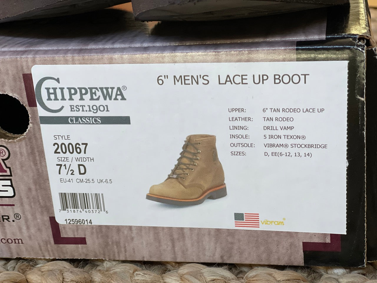 Original Chippewa Collection Men s 20067 6 Inch Lace Up Boot