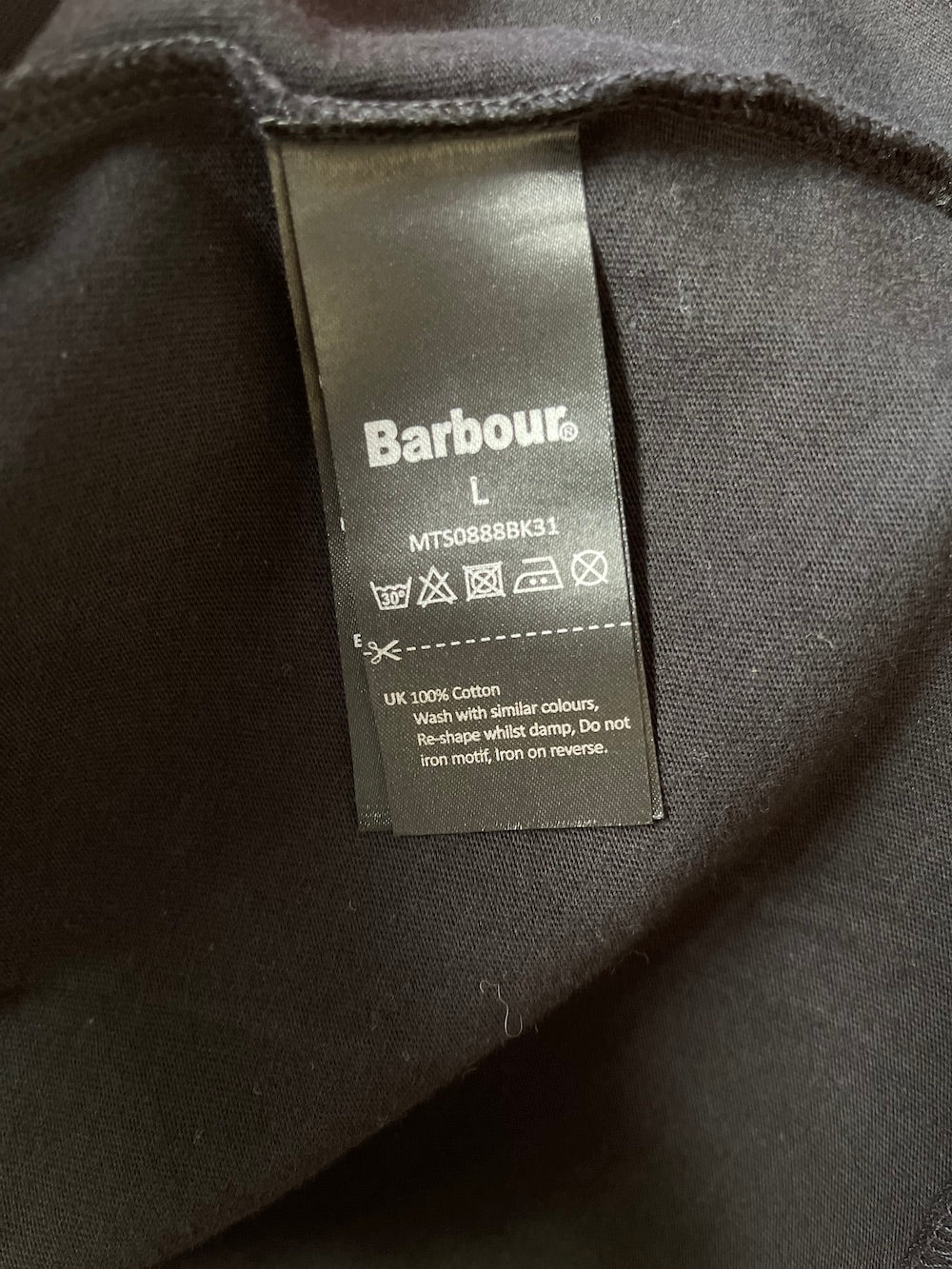 Barbour Men's International Transmission L/S Tee - Balck