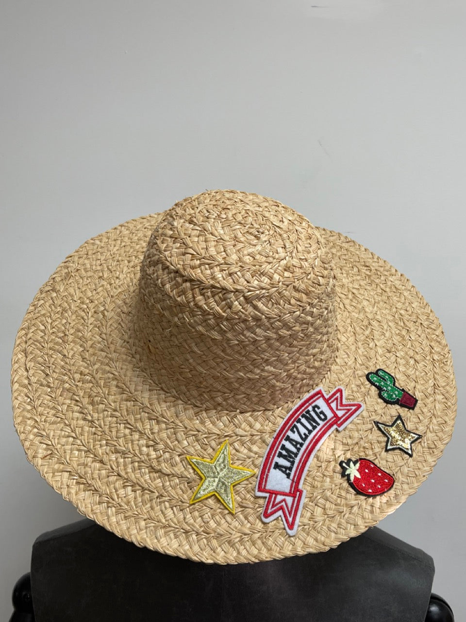 Hat Attack Patch Thick Braid Sunhat HCL406