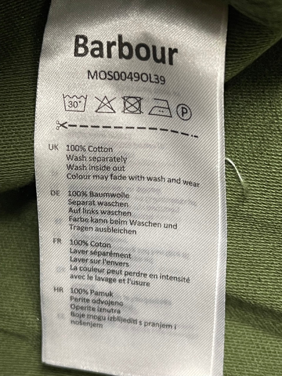 Barbour Seaton Overshirt - Burnt Olive
