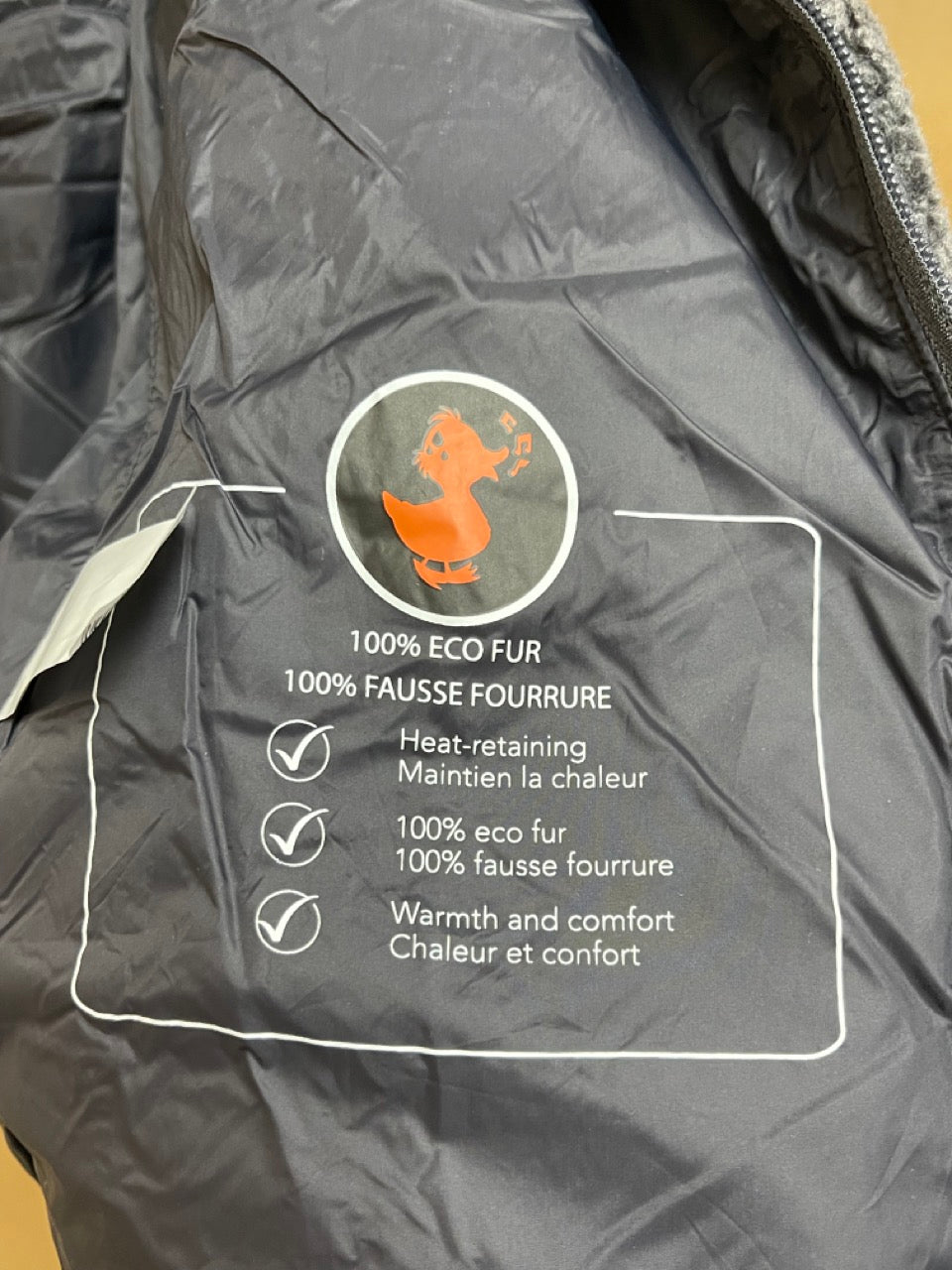 Save The Duck Men's Full Zip Fleece Jacket S3053M GREY