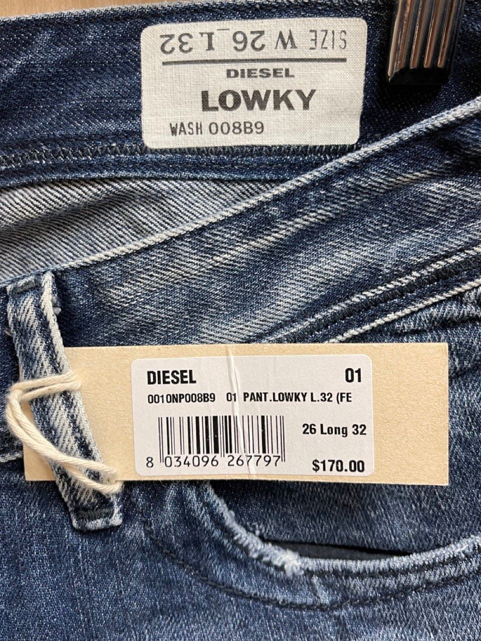 DIESEL women lowky 008B9 pants