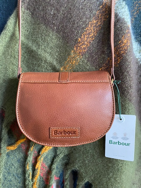 BARBOUR WOMEN'S LAIRE LEATHER SADDLE BAG