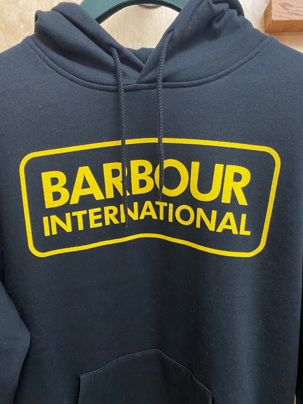 Barbour International Men's Pop Over Hoodie - Black
