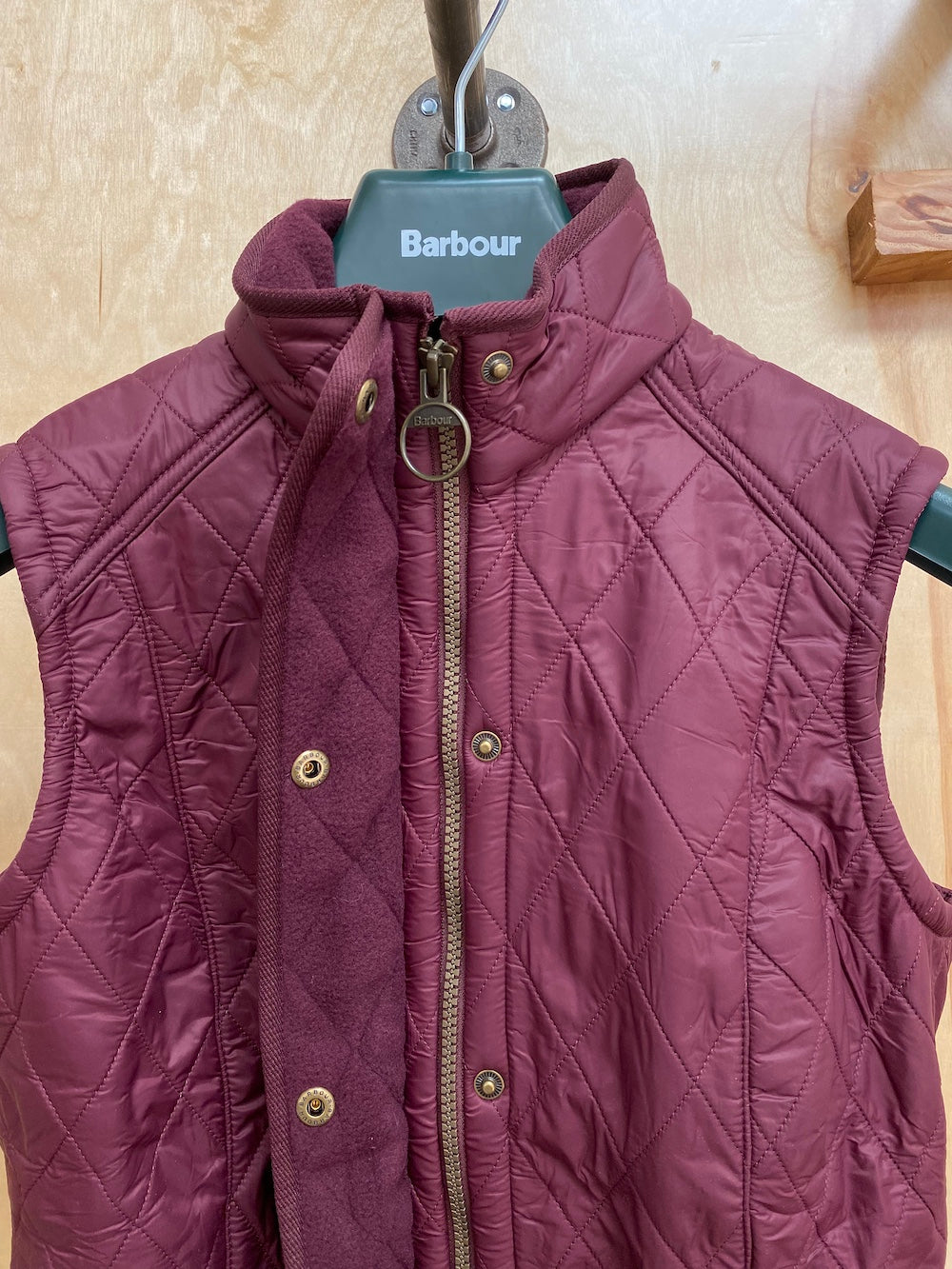 Barbour store waistcoats purple