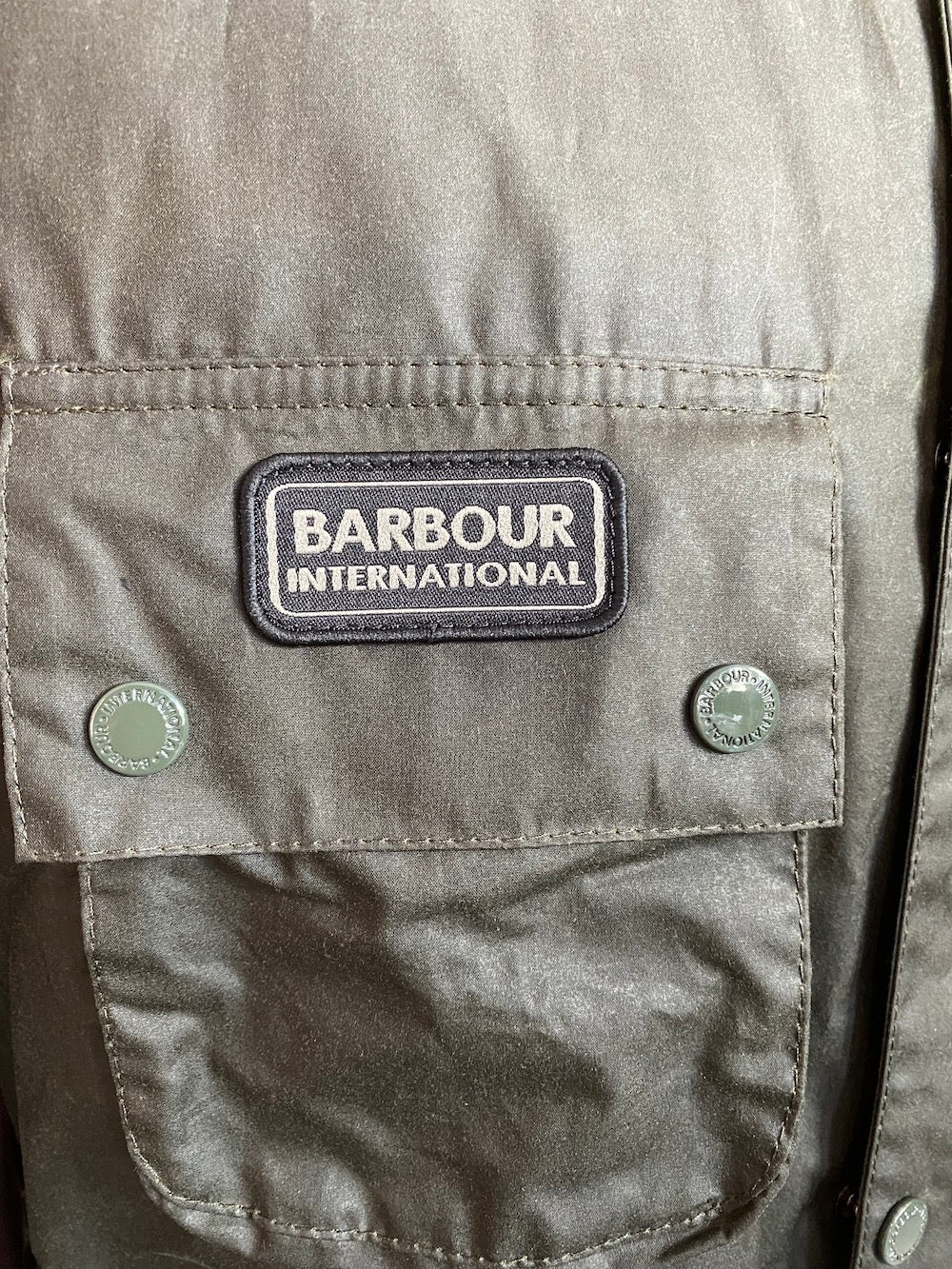 Barbour International Light Weight Slim Wax Jacket