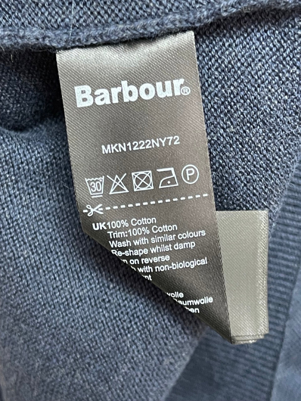 Barbour Mens Avoch Half Zip Sweater