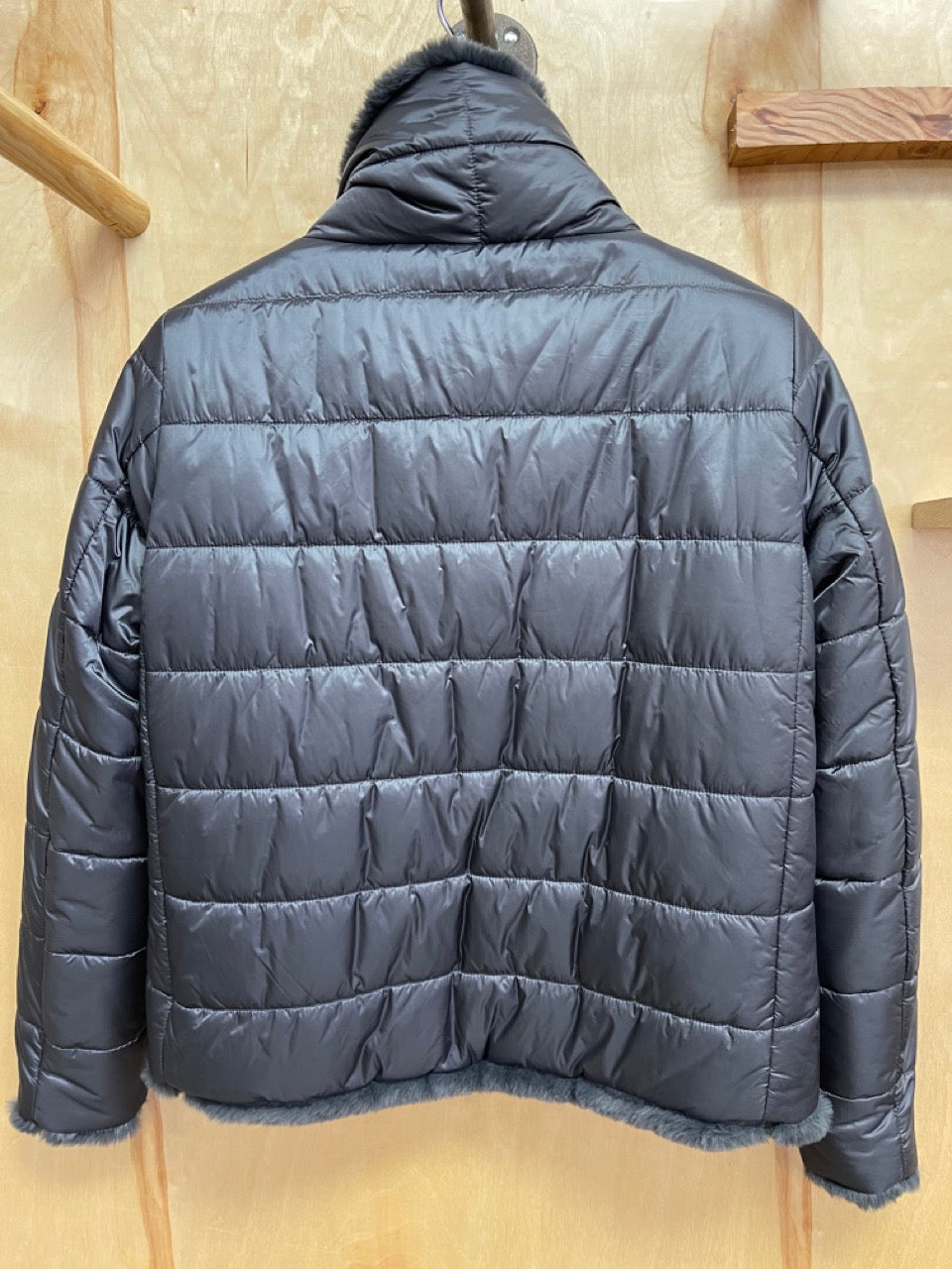 Duck fur outlet jacket