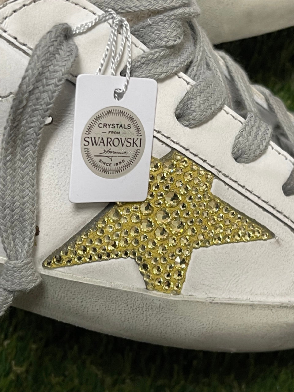 Golden goose hotsell swarovski sneakers