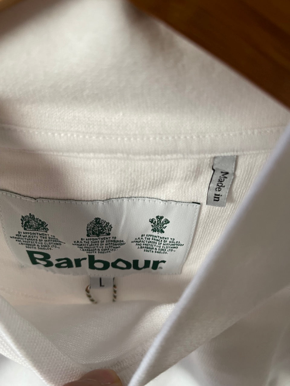 Barbour Men's Houghton Tee White Label