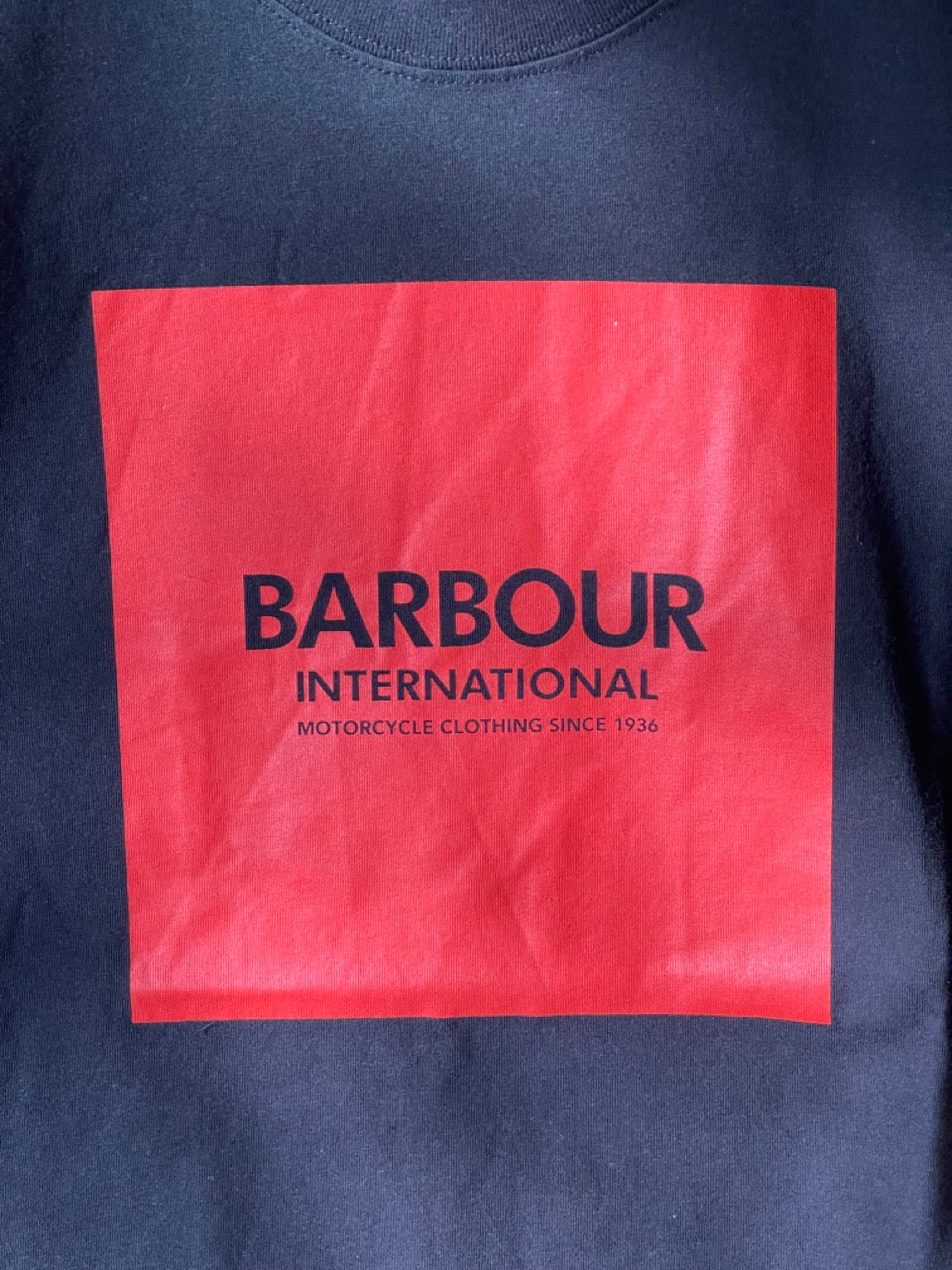 Barbour Slim fit International Block T-shirt BLACK