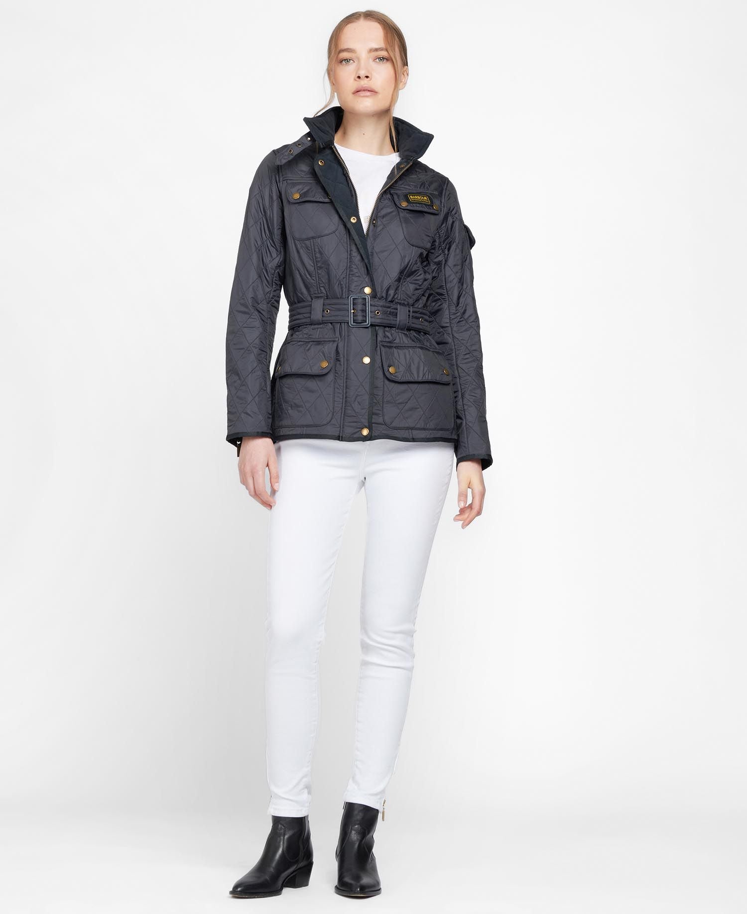 Barbour international shop polarquilt jacket navy