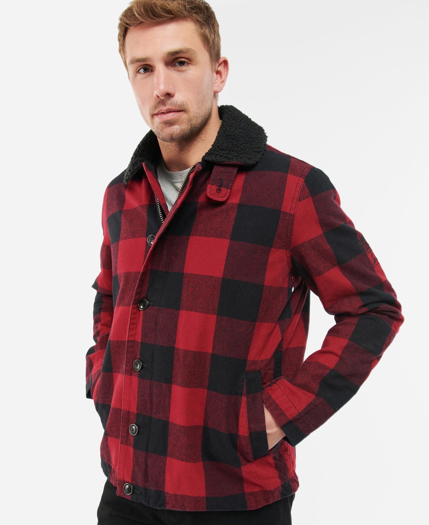 Barbour international casual clearance hooded jacket