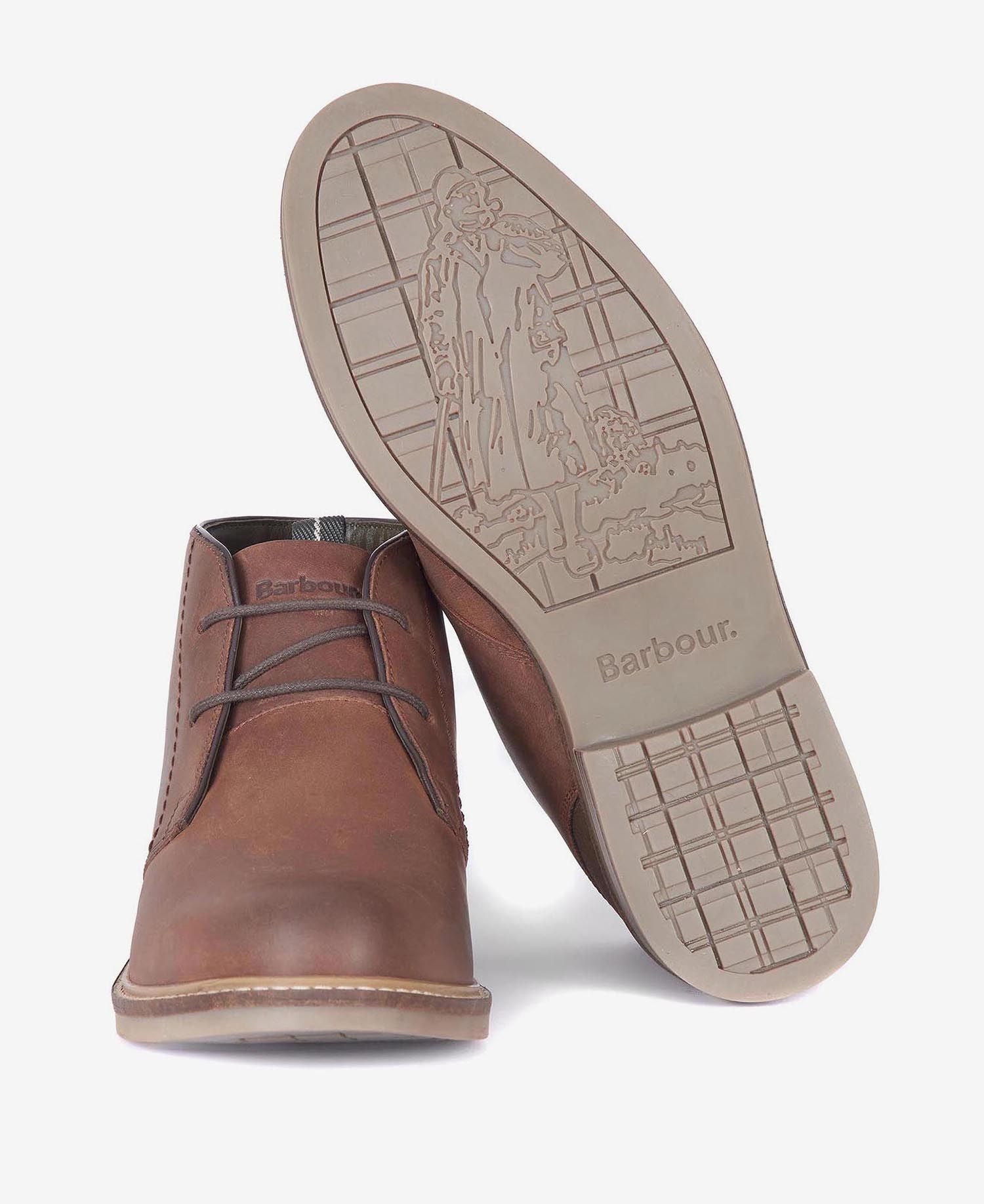 Barbour chukka on sale boots tan