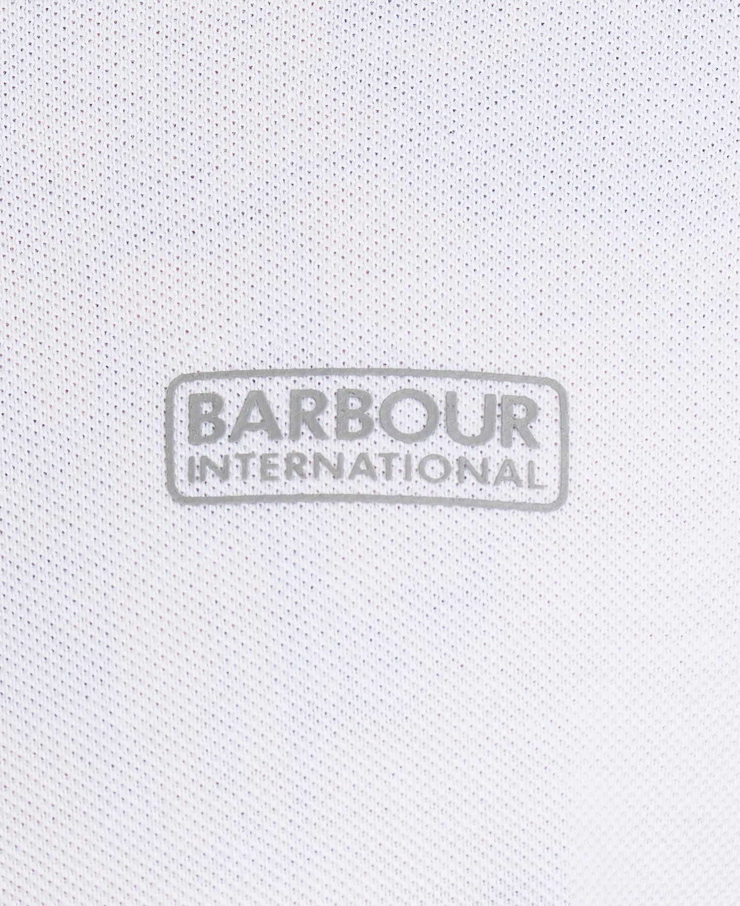 BARBOUR INTERNATIONAL International Polo Shirt Logo – WHITE