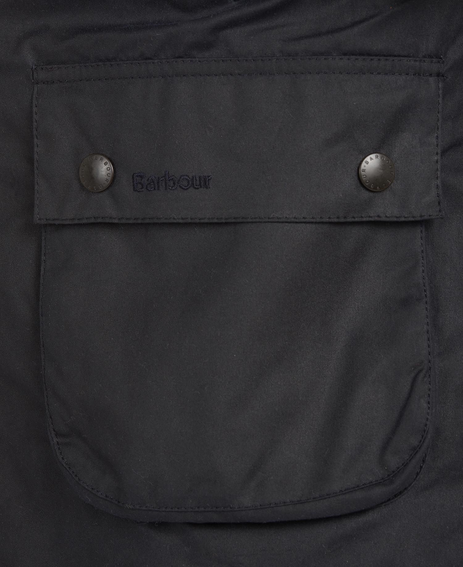 Barbour  Ashby Wax Jacket - Navy