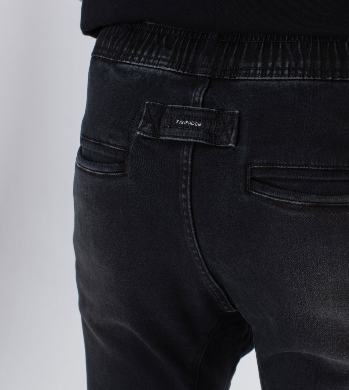 Buy Classic Carbon Black Straight Flared-fit Jeans Online | Tarefaan