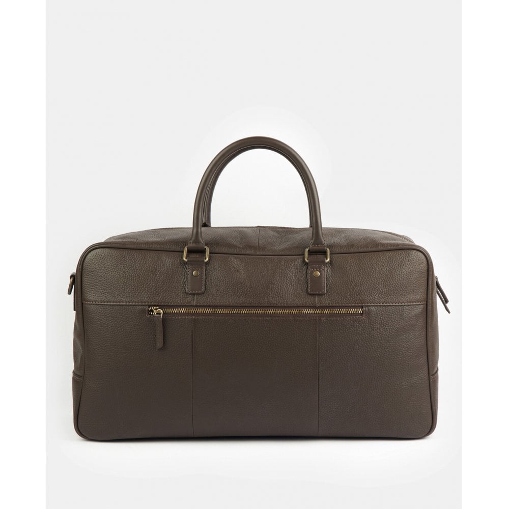 Barbour on sale leather holdall